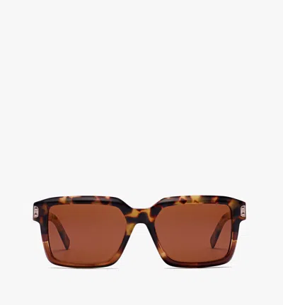 Mcm Oversized Square Sunglasses In Havana