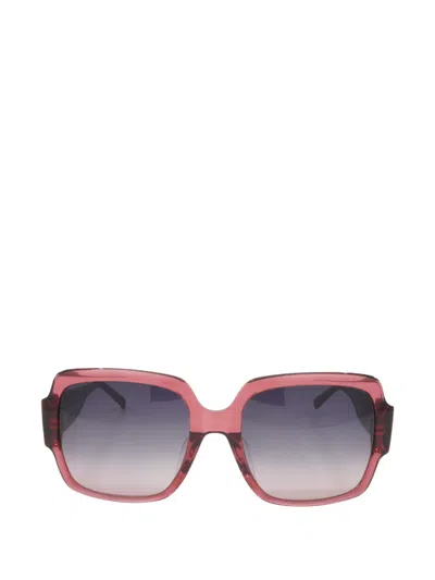 Mcm Oversized Square-frame Sunglasses In Pink