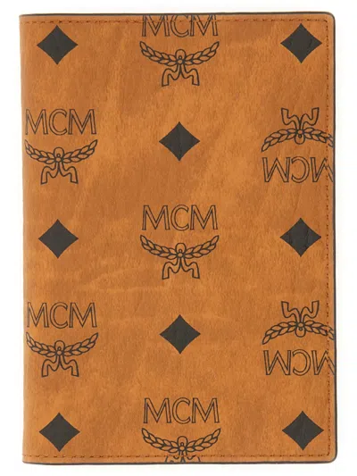 MCM MCM PASSPORT HOLDER WITH VISETOS MONOGRAM