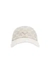 Mcm Pattern Baseball Cap In White