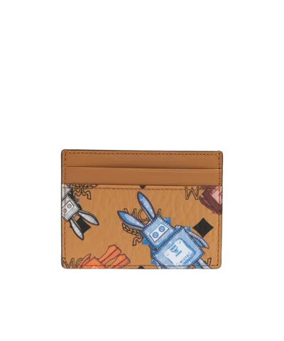 Mcm Pattern Card Holder In Multi