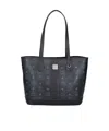 Mcm Patterned Handbag In Black