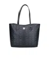 Mcm Patterned Handbag In Black