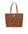 Mcm Patterned Handbag In Brown