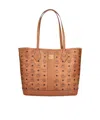 Mcm Patterned Handbag In Brown