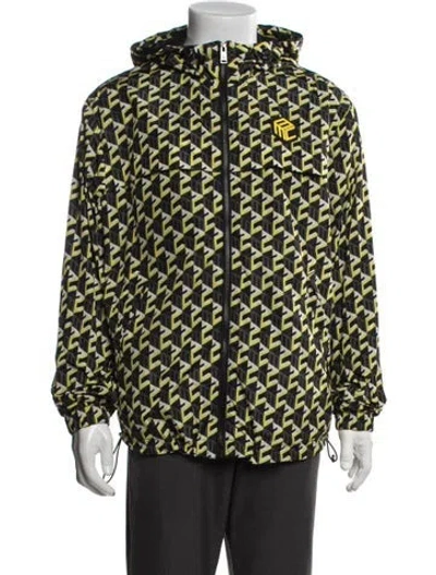 Pre-owned Mcm Patterned Jacket In Blue