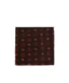 Mcm Patterned Shawl In Brown
