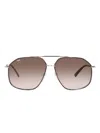 Mcm Pilot-frame Sunglasses In Brown