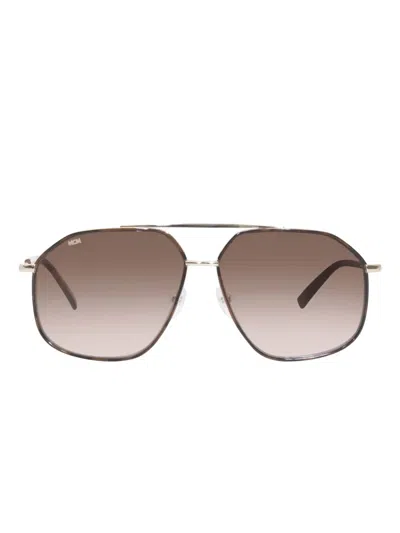 Mcm Pilot-frame Sunglasses In Brown