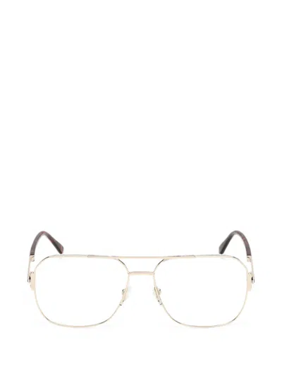 Mcm Pilot-frame Glasses In Gold