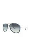 Mcm Pilot-frame Sunglasses In Blue