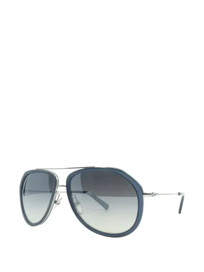 Mcm Pilot-frame Sunglasses In Blue