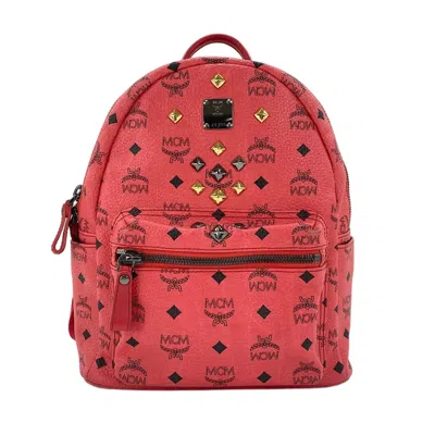Pre-owned Mcm Pink Backpack ()