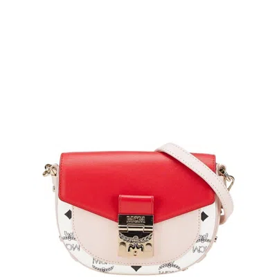 Pre-owned Mcm Pink Color Leather Shoulder Bag () In Multi
