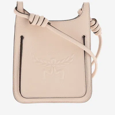MCM PINK HIMMEL MINI CROSSBODY BAG