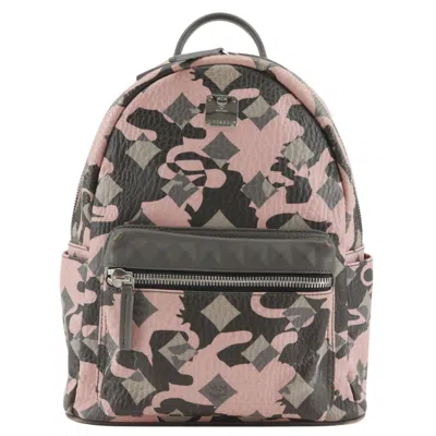 Pre-owned Mcm Pink Leather Backpack ()