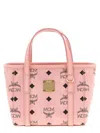 Mcm Toni X-mini Shopping Bag In Pink