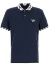 Mcm Men's Navy Stretch Piquet Polo Shirt In Blue