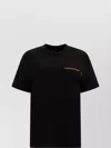 Mcm Pocket Crew Neck Short Sleeve Tops