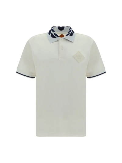 Mcm Polo Shirt In Off White