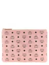 Mcm Pouch Medium Shoulder Bag In Pink