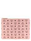 Mcm Pouch Medium Shoulder Bag In Pink