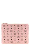 Mcm Pouch Medium Shoulder Bag In Pink