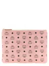 Mcm Pouch Medium Shoulder Bag In Pink