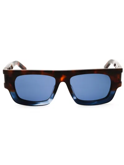 Mcm Premium Unisex Rectangular Sunglasses Mw0015 In Black