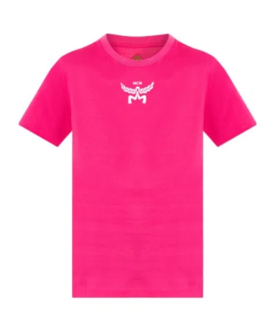 Mcm Print T-shirt In Pink
