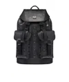 Mcm Printed Backpack In Black