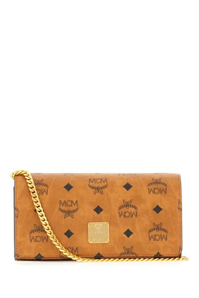 Mcm Printed Canvas Aren Crossbody Bag