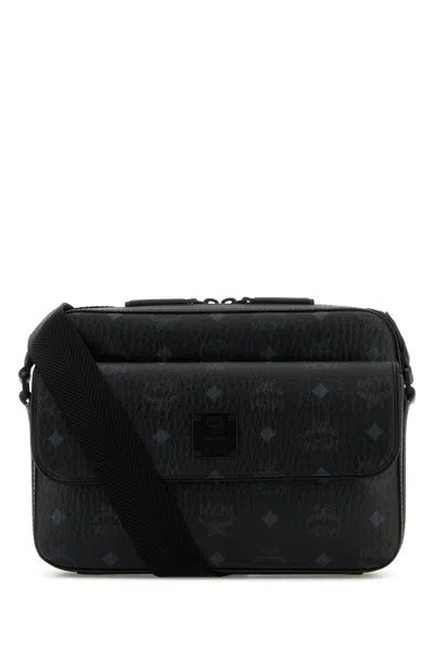 Mcm Printed Canvas Aren Messenger Crossbody Bag