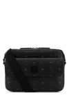 Mcm Printed Canvas Aren Messenger Crossbody Bag