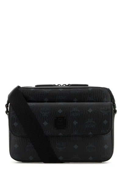 Mcm Printed Canvas Aren Messenger Crossbody Bag