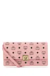 Mcm Printed Canvas Aren Wallet
