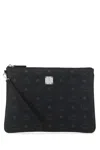 Mcm Printed Canvas Clutch