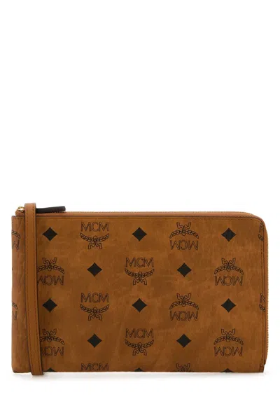 Mcm Printed Canvas Crossbody Bag