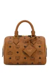 Mcm Printed Canvas Handbag