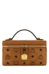 Mcm Printed Canvas Rockstar Vanity Case Handbag
