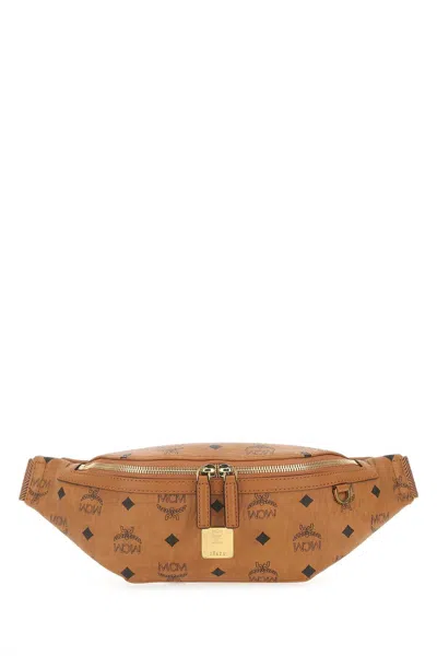 Mcm Printed Canvas Small Fursten Belt Bag