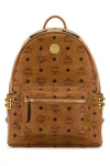 Mcm Canvas Backpack Featuring Adjustable Straps