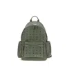 Mcm Printed Canvas Stark Backpack