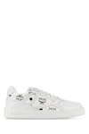 Mcm Terrain Sneakers In Printed Canvas In White