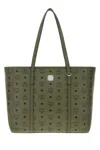 Mcm Printed Canvas Toni Shopping Bag