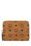 Mcm Printed Canvas Wallet