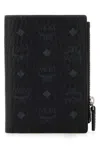 Mcm Printed Canvas Wallet