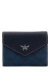 Mcm Wallets In Navyblazer