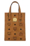 Mcm Women Printed Canvas Small Aren Shopping Bag In Co