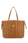 Mcm Printed Leather Medium Liz Shopping Bag In Co